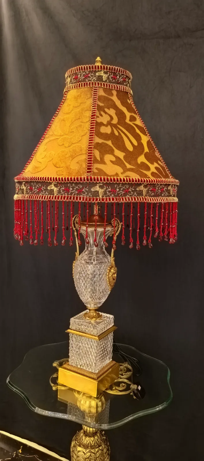 أباجورة كريستال بوهيمي