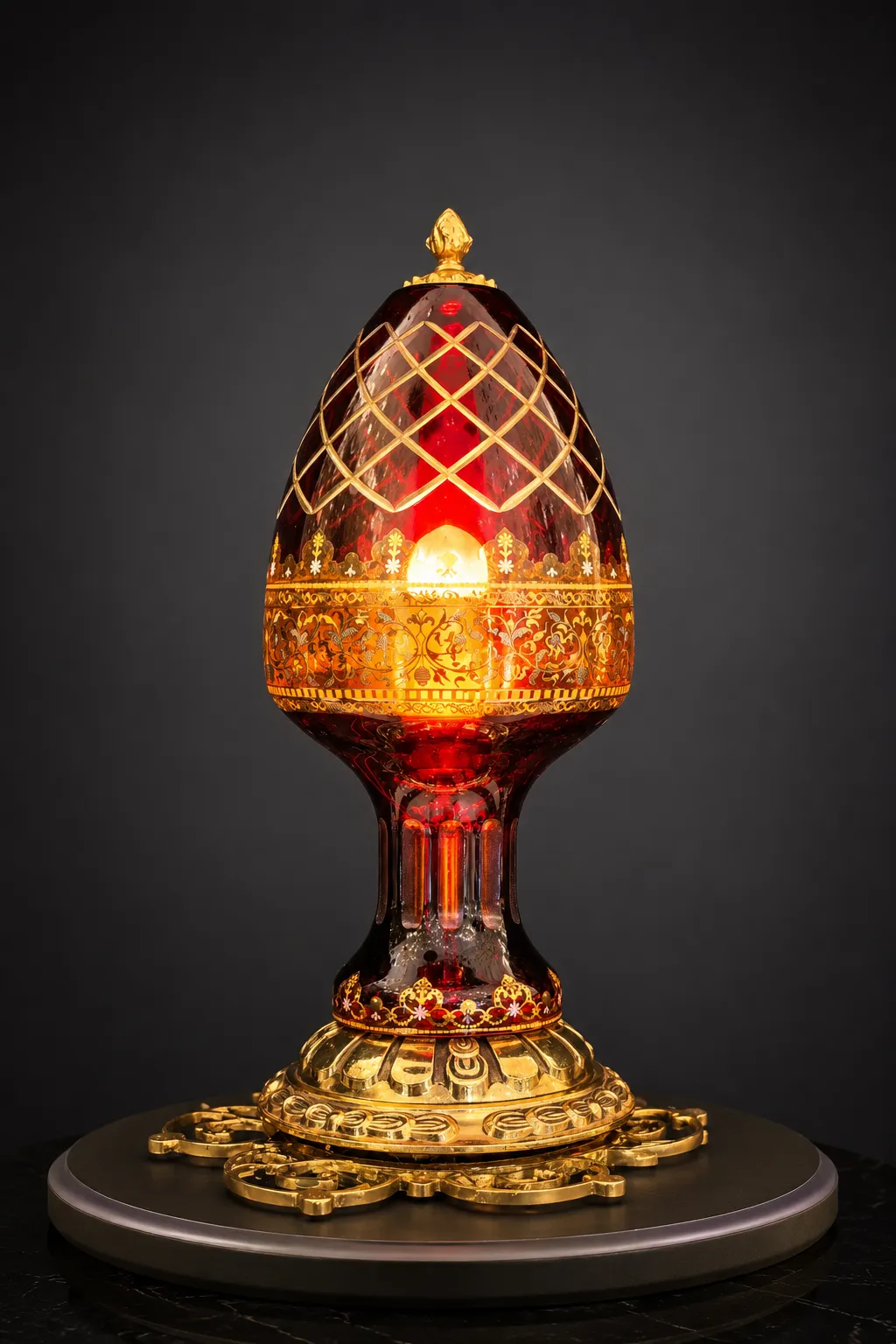 مصباح السلطان العنّابي الفاخر