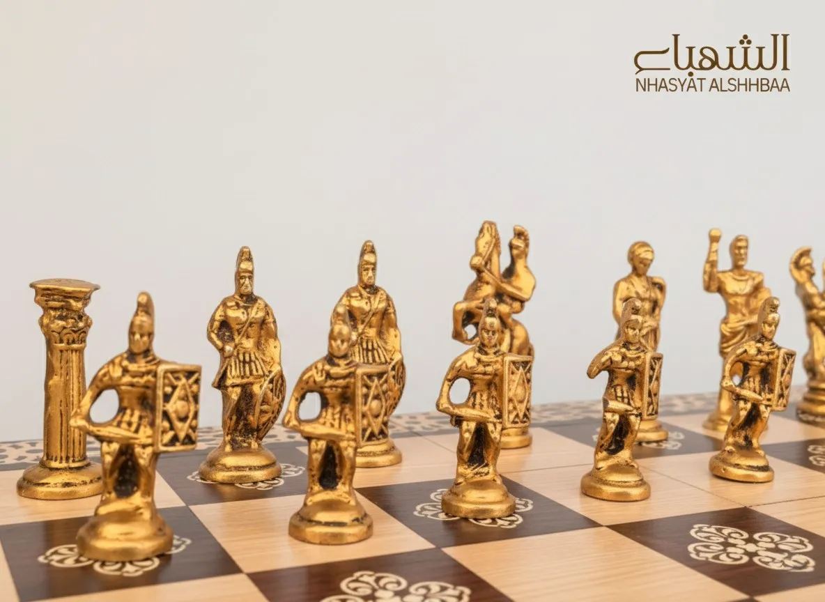 طاولة الشطرنج النحاسية الملكية