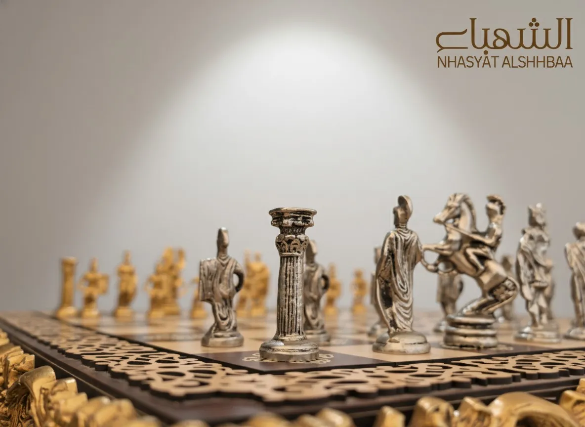 طاولة الشطرنج النحاسية الملكية